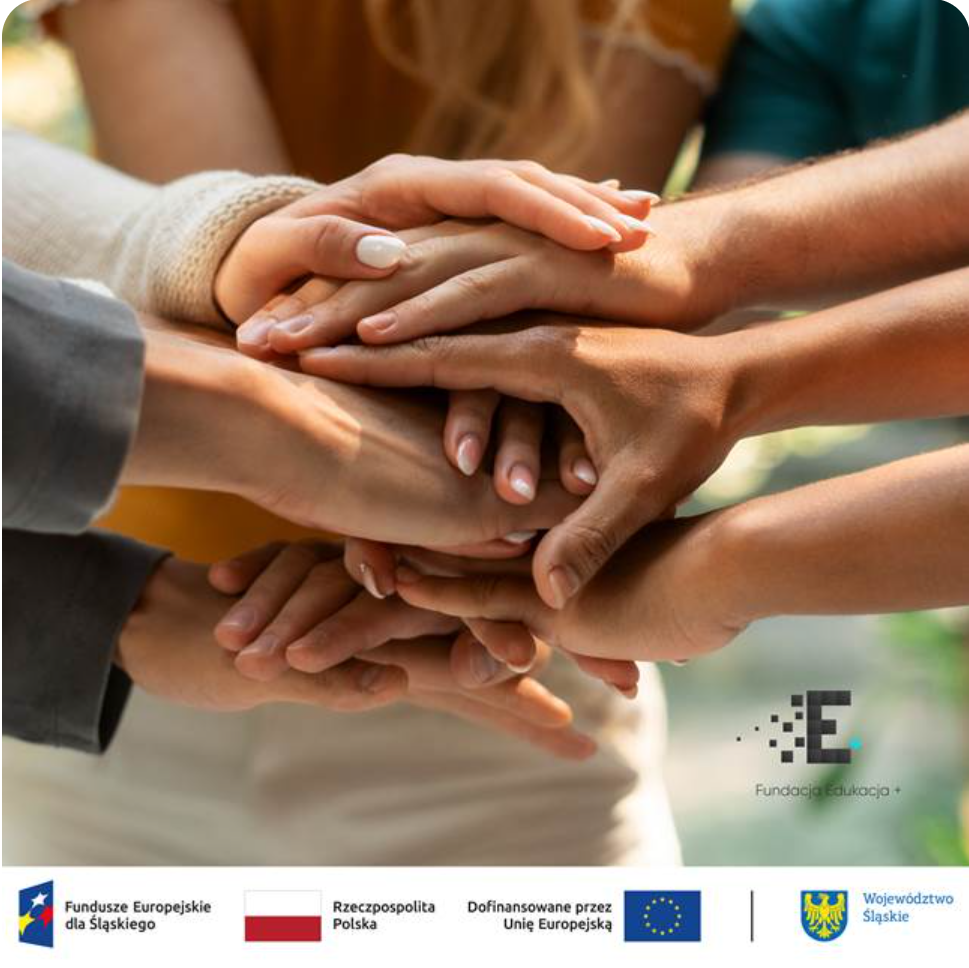 Zestaw logotypów Funduszy Europejskich i woj. śląskiego