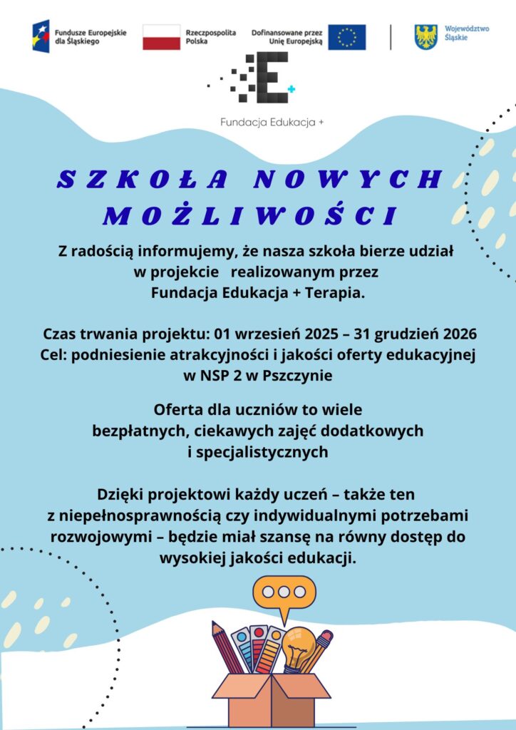 Zestaw logotypów Funduszy Europejskich i woj. śląskiego